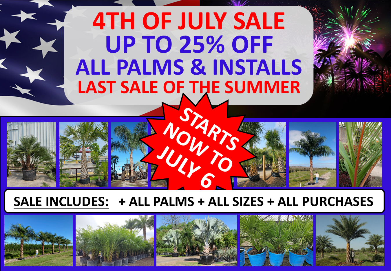 July 4th Sale